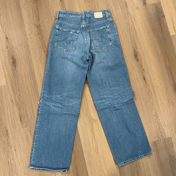 Ag Adriano Goldschmied High Rise Baggy Straight Jeans The Tomas Size 26 - Picture 6 of 6